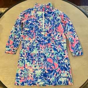 Lilly Pulitzer Skipper Popover Dress Girls L 8-10